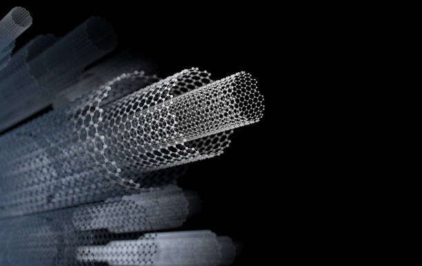 micro view of graphene material